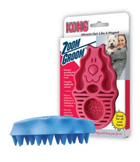 Kong Zoomgroom Boysenberry for Dogs - Poudre Pet and Feed Supply